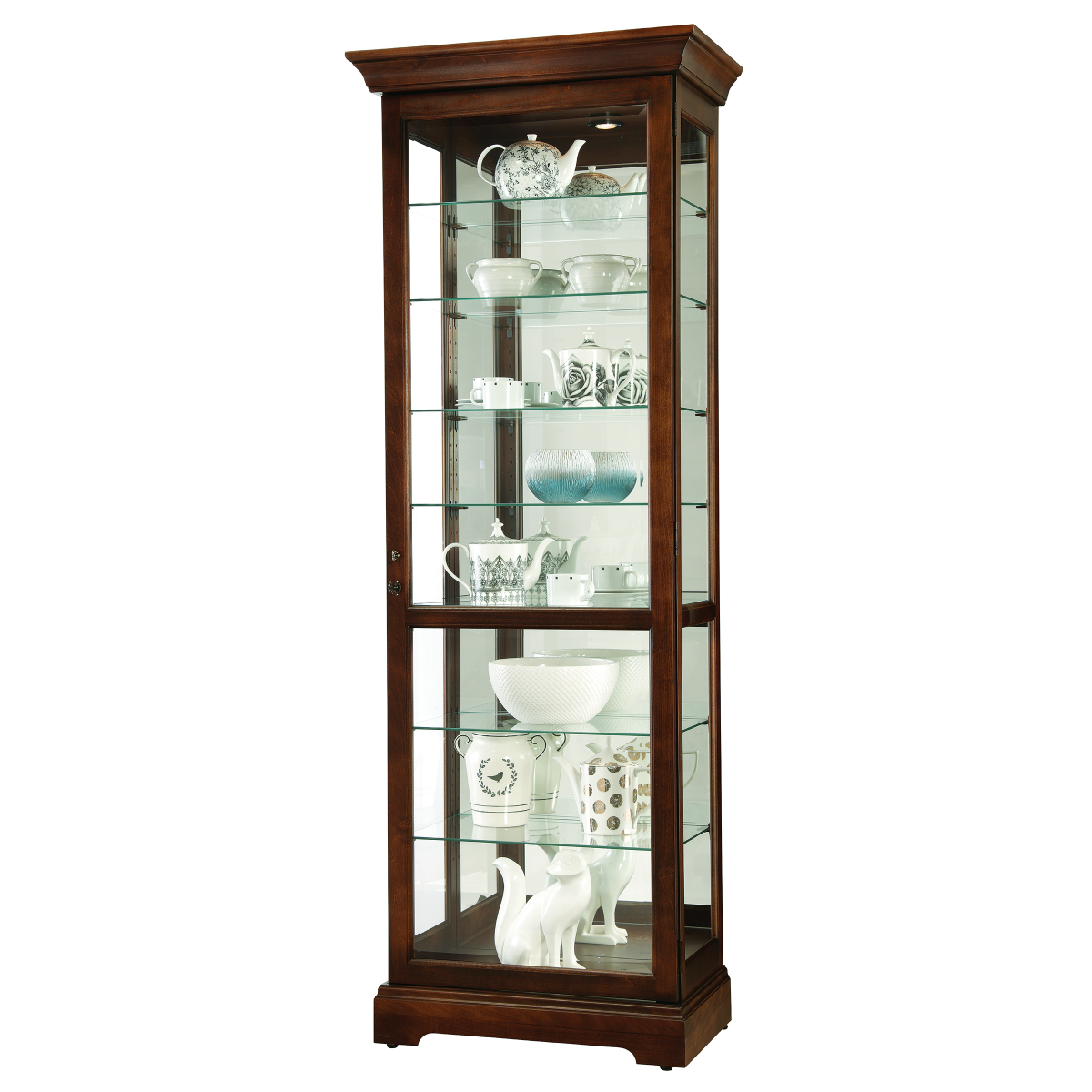 Howard Miller Chesterbrook Curio Cabinet 680658 - Home Bars USA