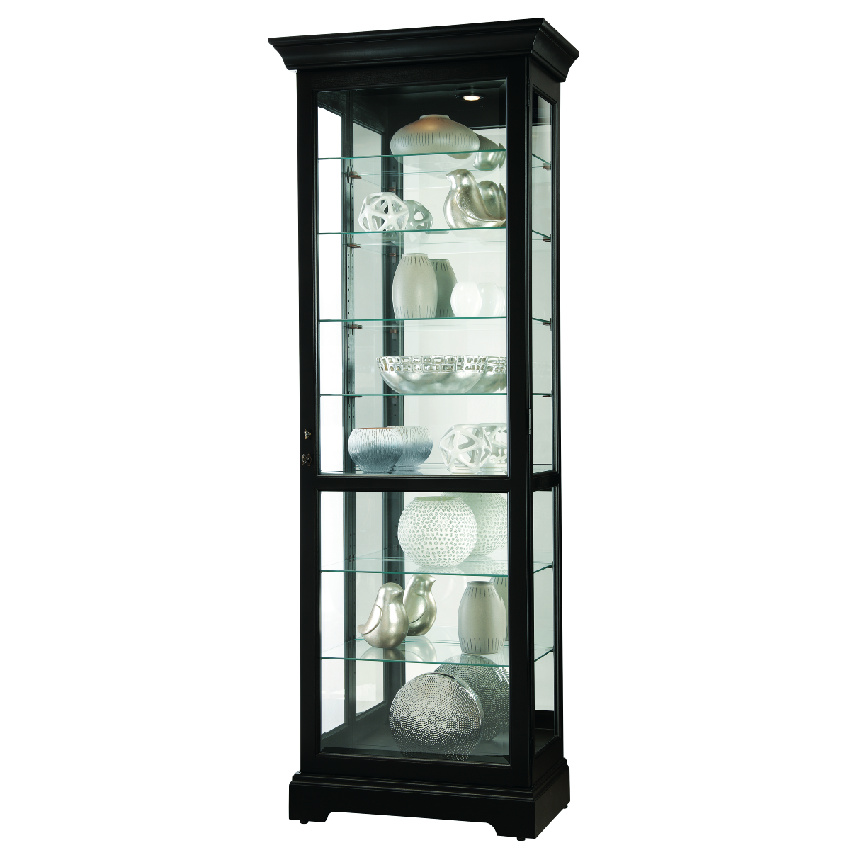 Howard Miller Chesterbrook III Curio Cabinet 680660 - Home Bars USA