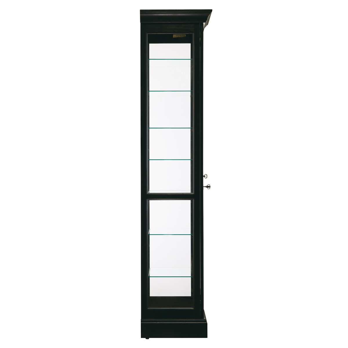 Howard Miller Chesterbrook III Curio Cabinet 680660 side view - Home Bars USA