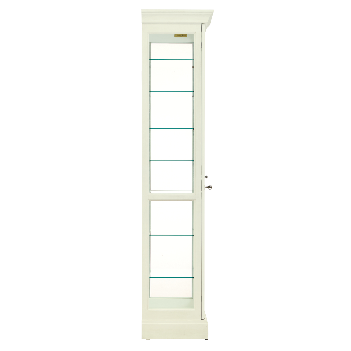 Howard Miller Chesterbrook V Curio Cabinet 680662 side view - Home Bars USA