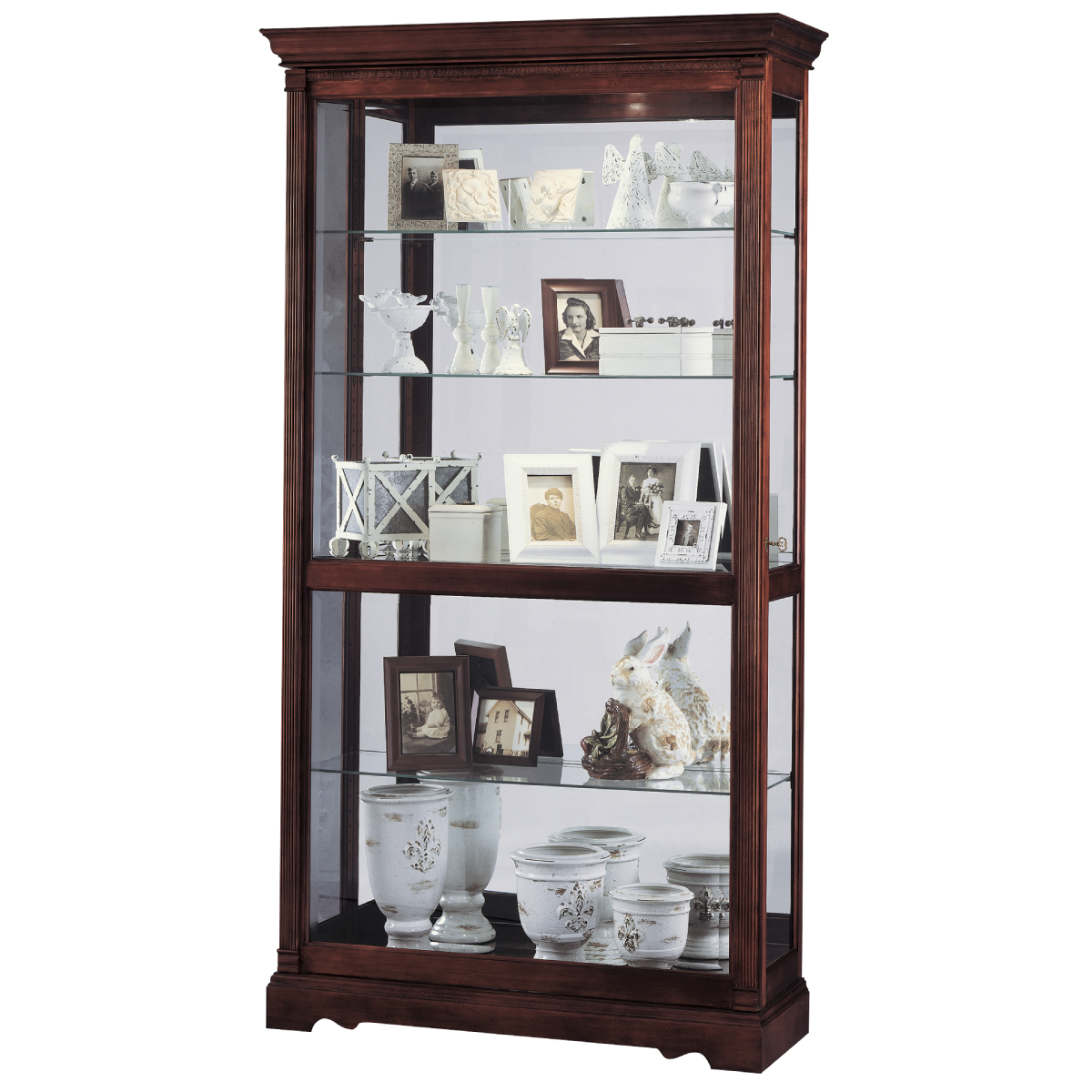 Howard Miller Dublin Curio Cabinet 680337 - Home Bars USA