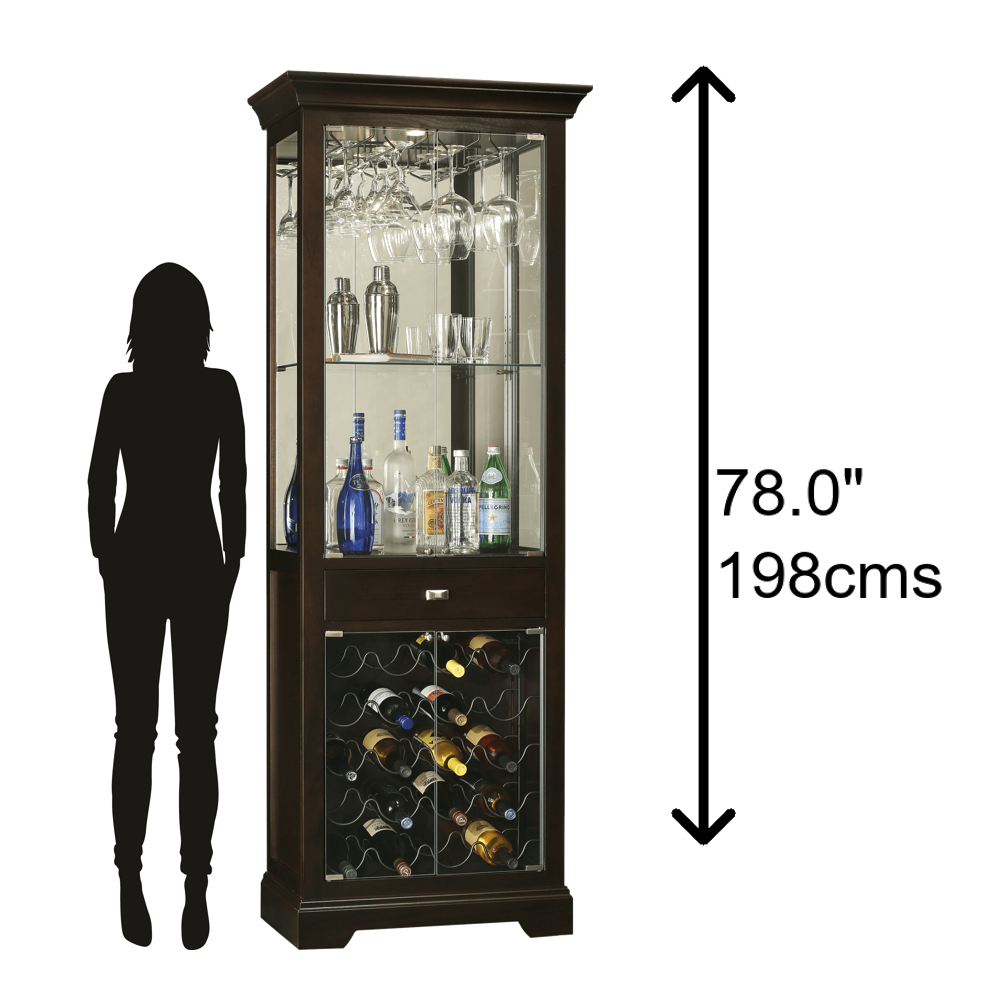 Howard Miller Gimlet Wine &amp; Bar Cabinet 690005 scale - Home Bars USA