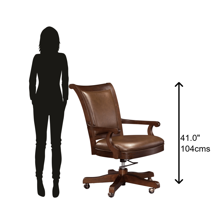 Howard Miller Ithaca Club Chair 697012 scale - Home Bars USA