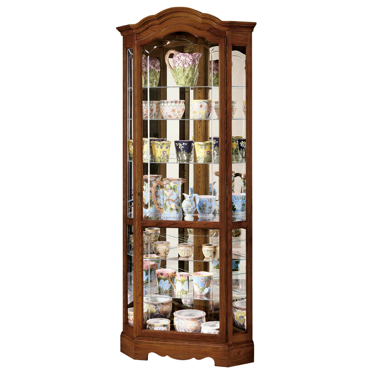 Howard Miller Jamestown II Curio Cabinet 680250 - Home Bars USA