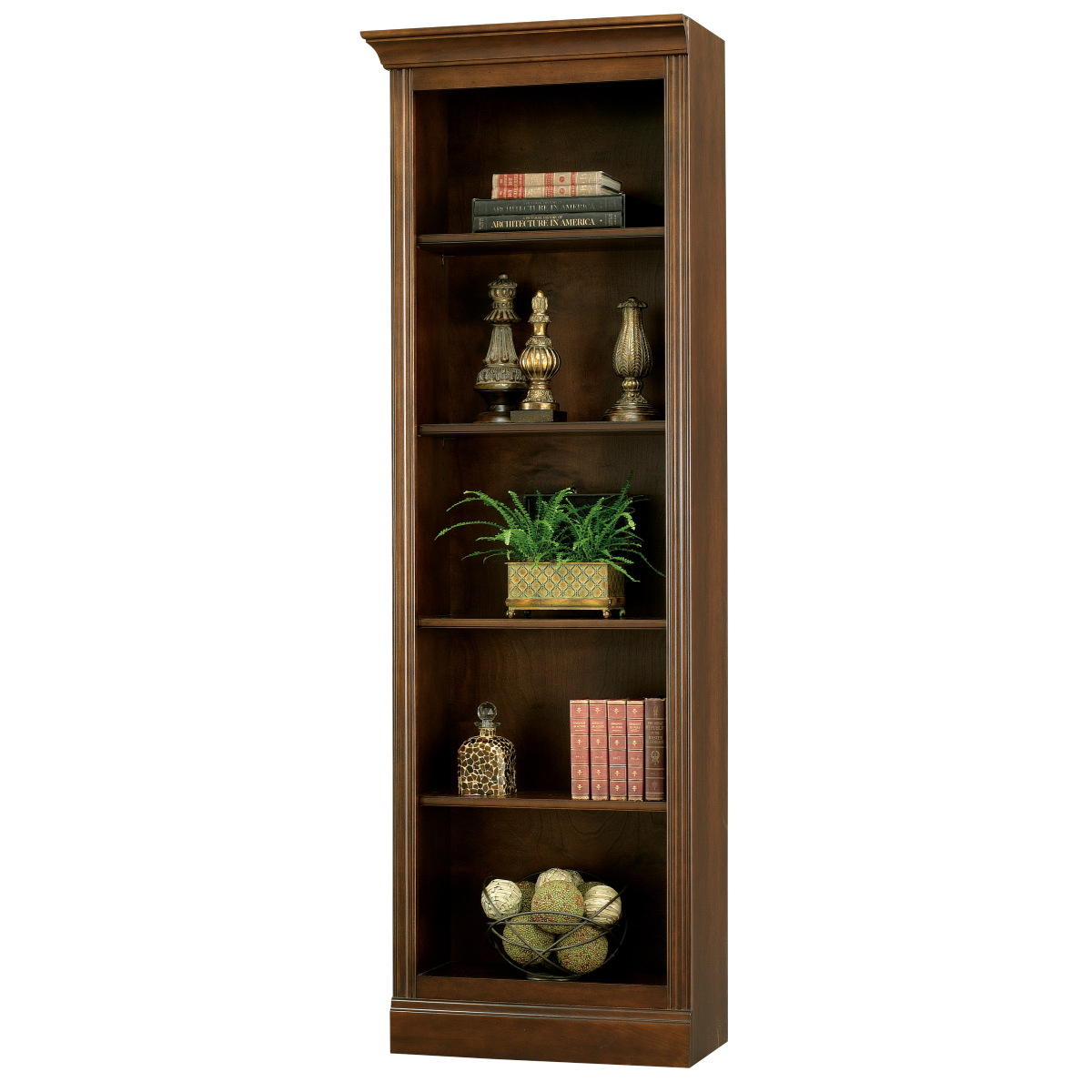 Howard Miller Left Return Bookcase 920002 - Home Bars USA