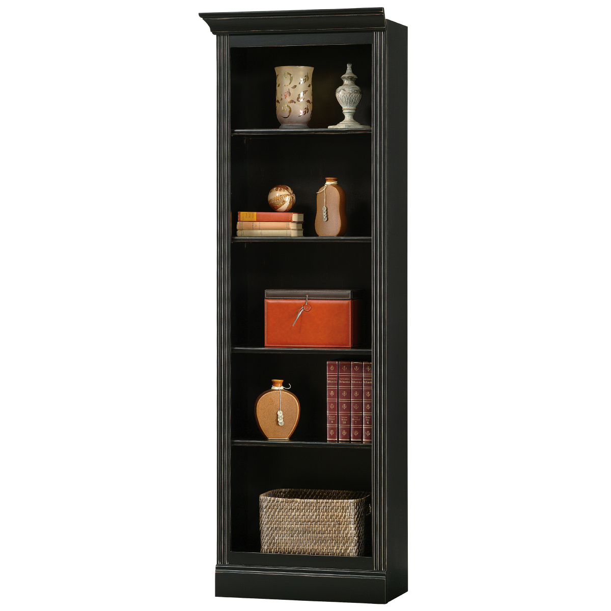 Howard Miller Left Return Bookcase 920014 - Home Bars USA