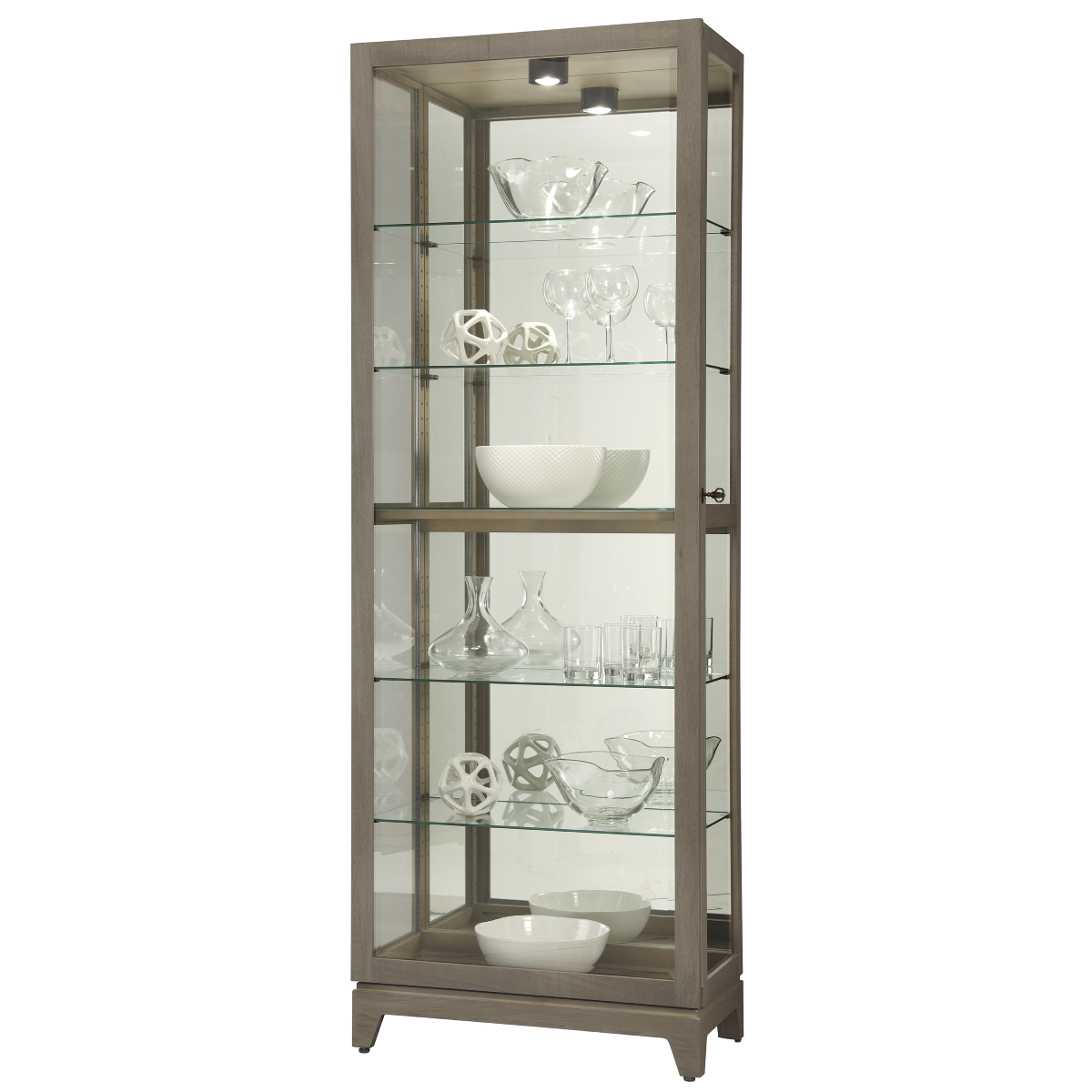 Howard Miller Luke VI Curio Cabinet 680650 - Home Bars USA