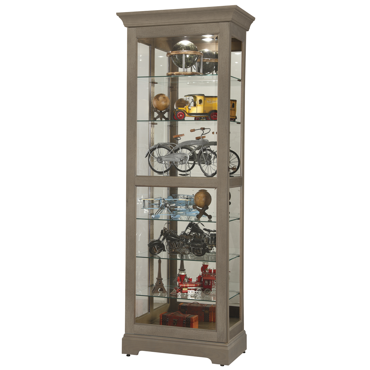 Howard Miller Martindale VI Curio Cabinet 680637 - Home Bars USA