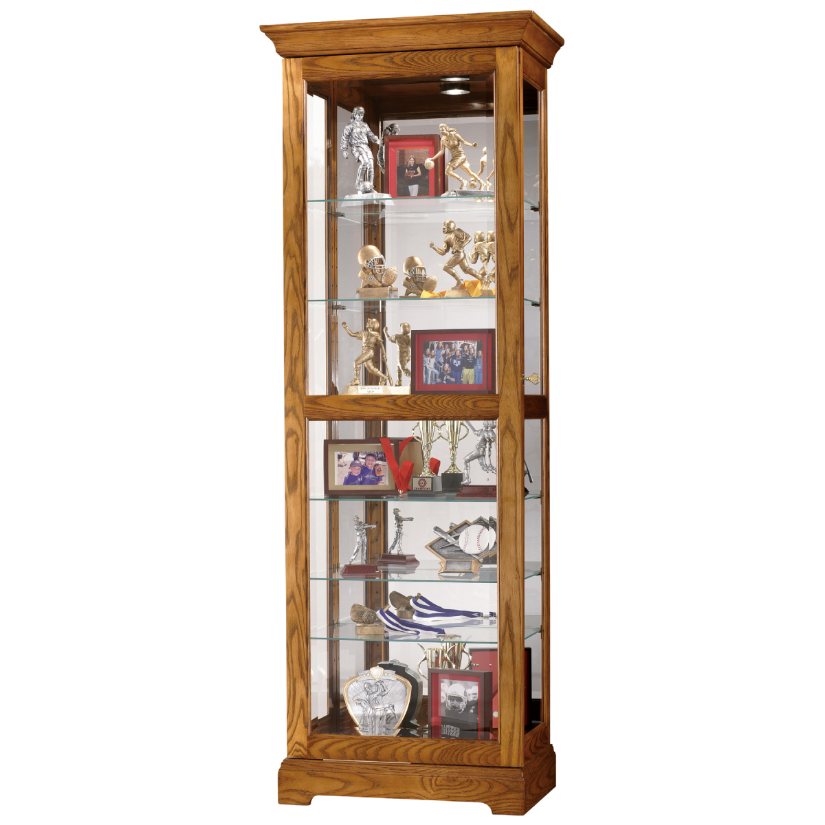 Howard Miller Moorland Curio Cabinet 680471 - Home Bars USA
