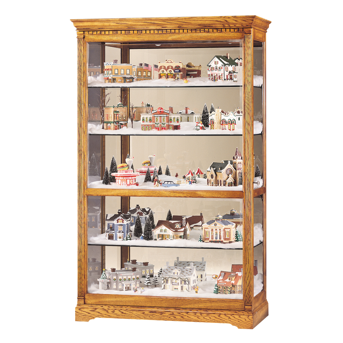 Howard Miller Parkview Curio Cabinet 680237 - Home Bars USA