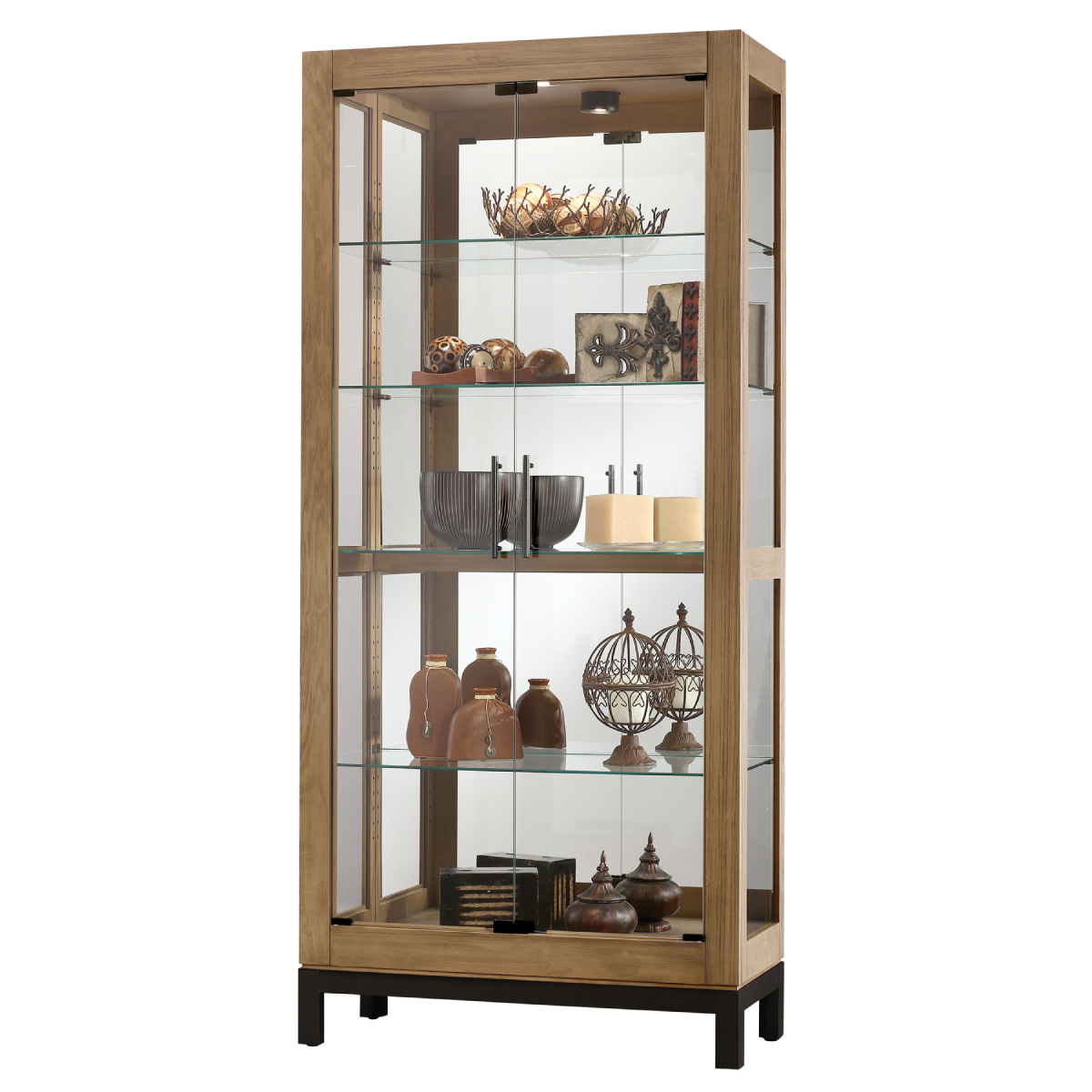 Howard Miller Quinn Curio Cabinet 680598 - Home Bars USA