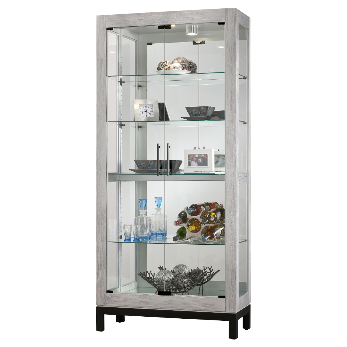Howard Miller Quinn II Curio Cabinet 680599 - Home Bars USA