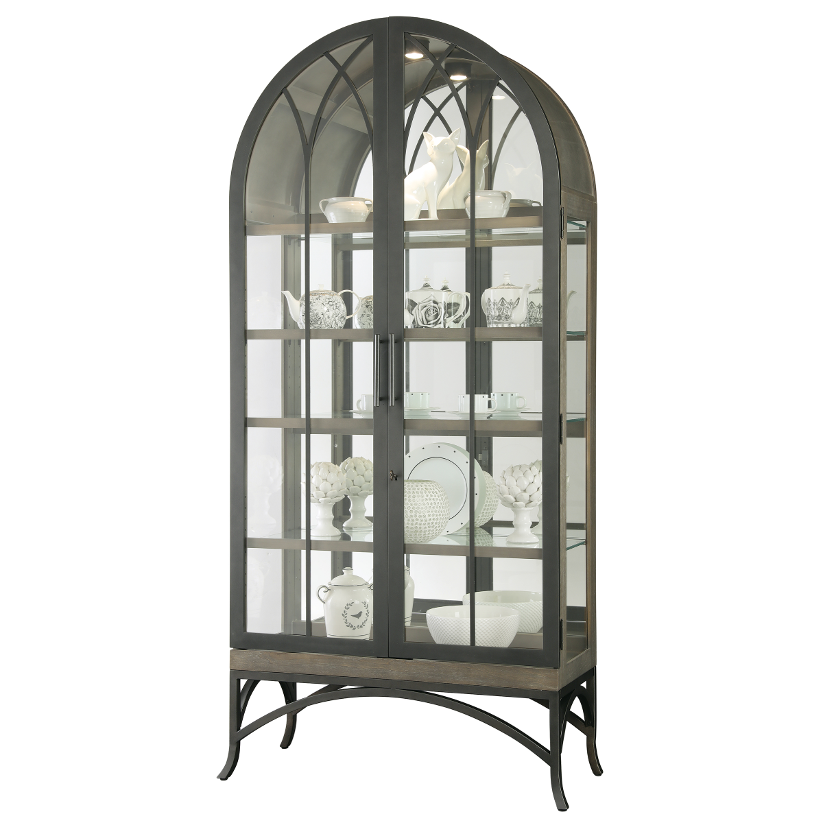 Howard Miller Ramona Curio Cabinet 680700 - Home Bars USA
