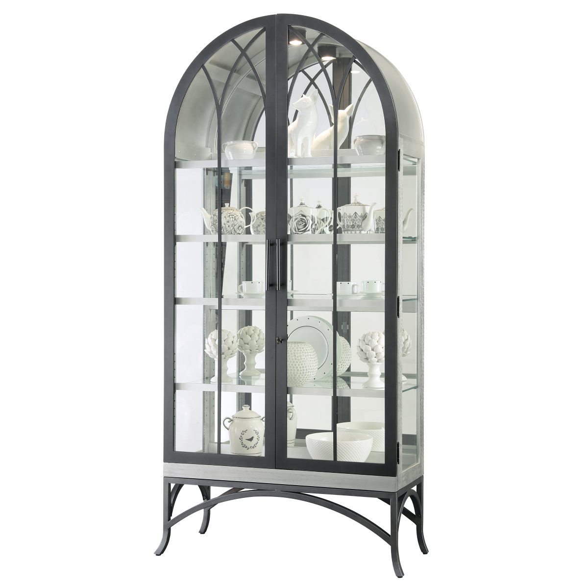 Howard Miller Ramona II Curio Cabinet 680701 - Home Bars USA