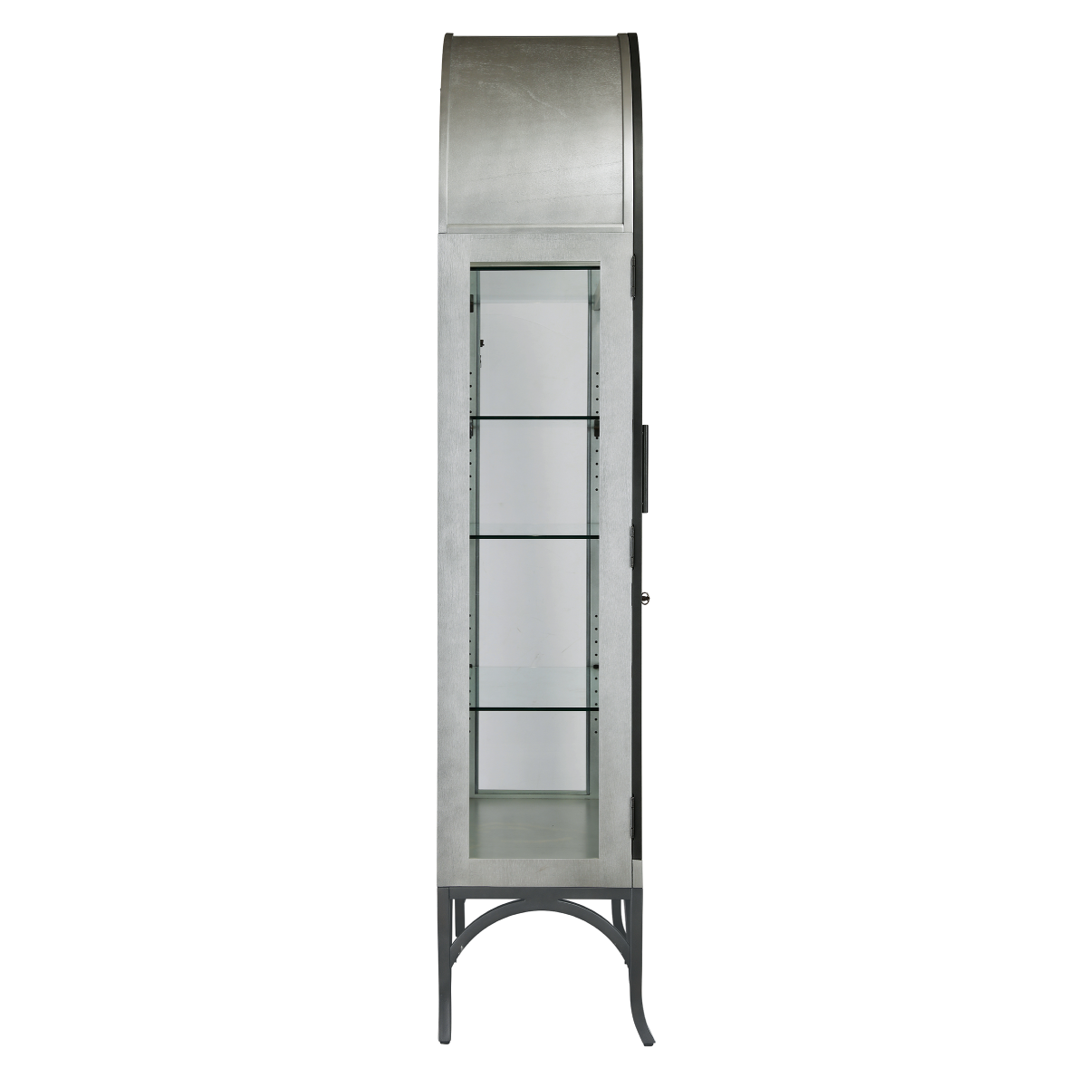 Howard Miller Ramona II Curio Cabinet 680701 side view - Home Bars USA