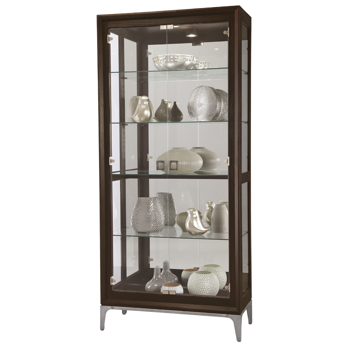 Howard Miller Sheena Curio Cabinet 680692 - Home Bars USA