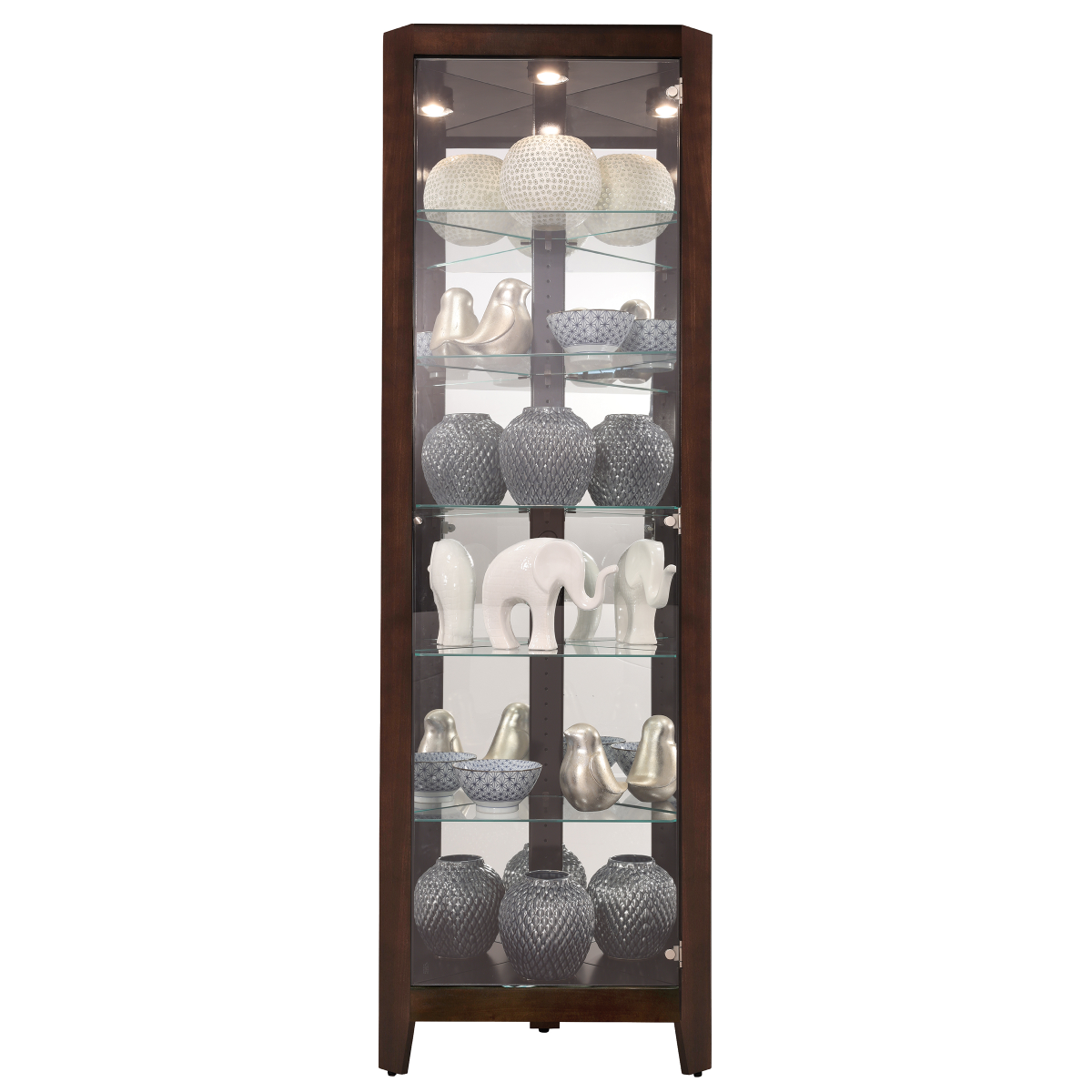 Howard Miller Tamsin Corner Curio Cabinet 680720 - Home Bars USA