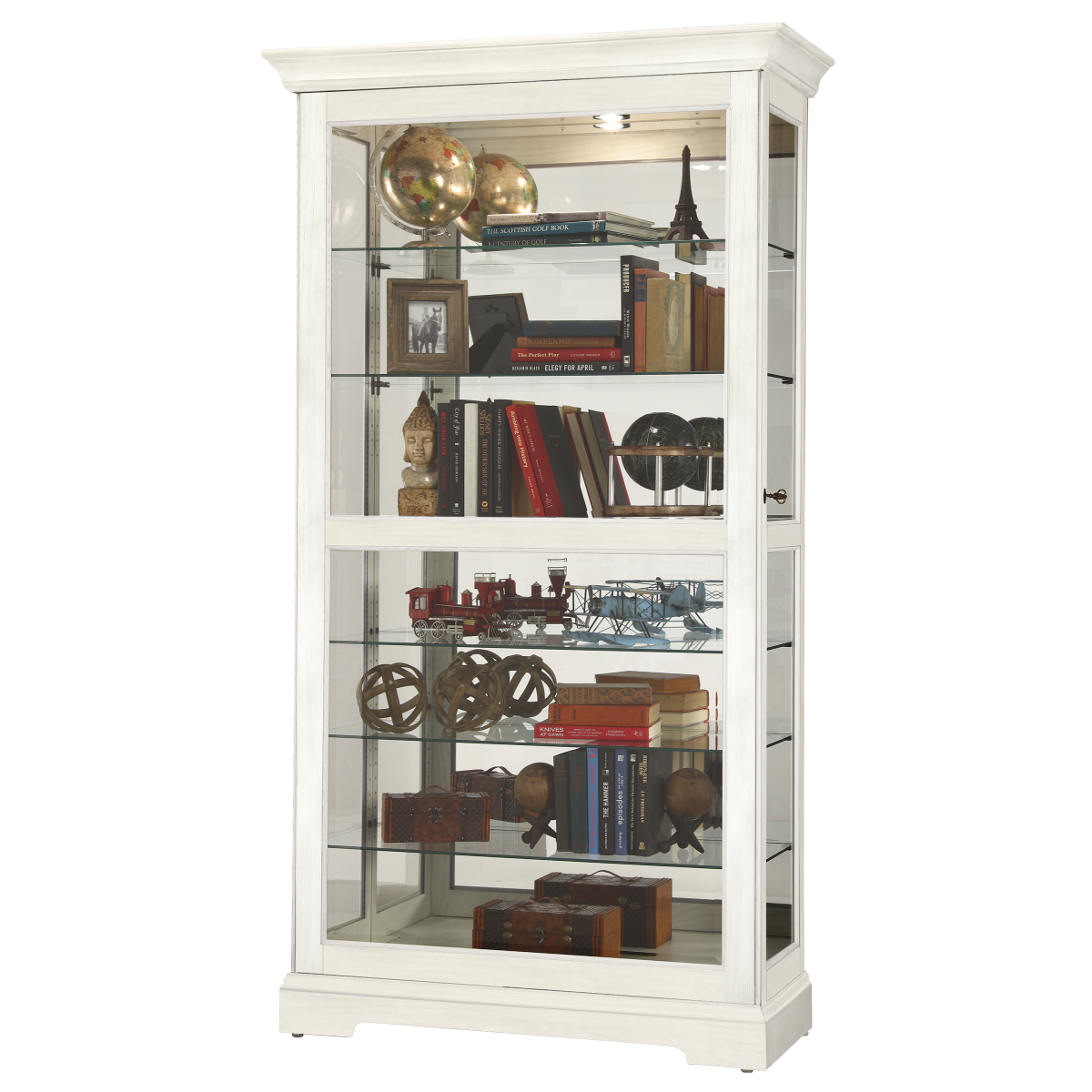 Howard Miller Tyler IV Curio Cabinet 680639 - Home Bars USA