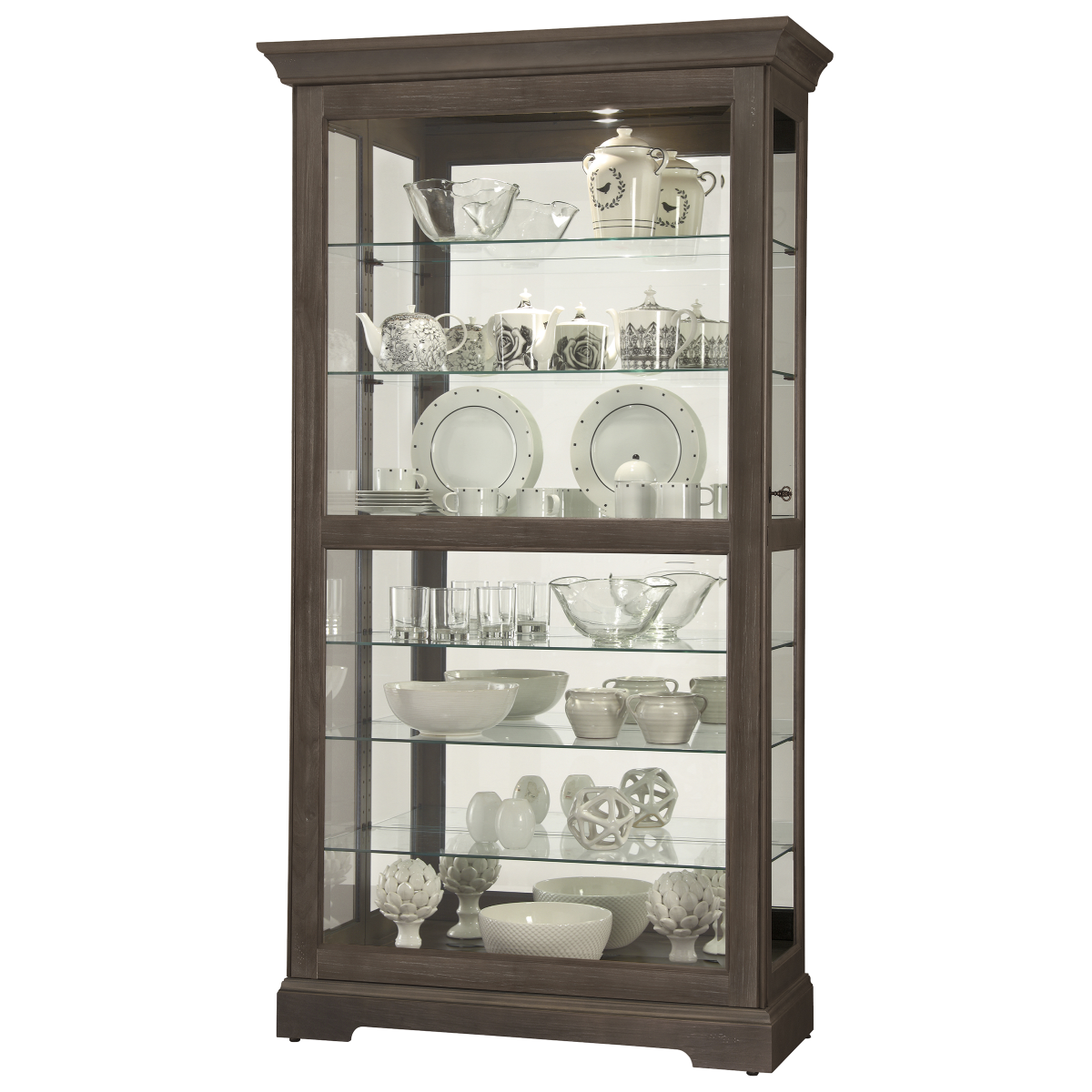 Howard Miller Tyler VI Curio Cabinet 680638 - Home Bars USA
