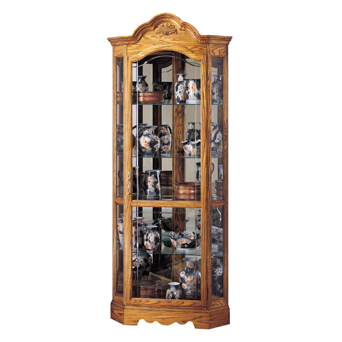Howard Miller Wilshire Curio Cabinet 680207 - Home Bars USA