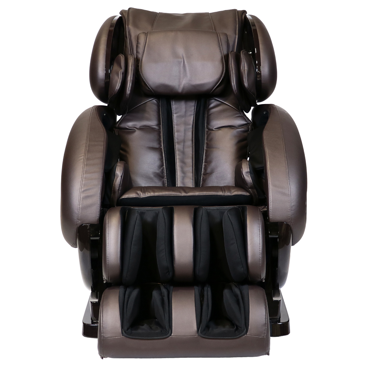 Infinity IT-8500 Plus Massage Chair in Brown front view - Home Bars USA