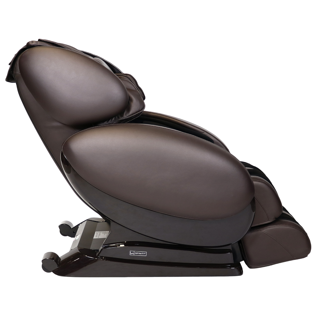 Infinity IT-8500 Plus Massage Chair in Brown side view - Home Bars USA