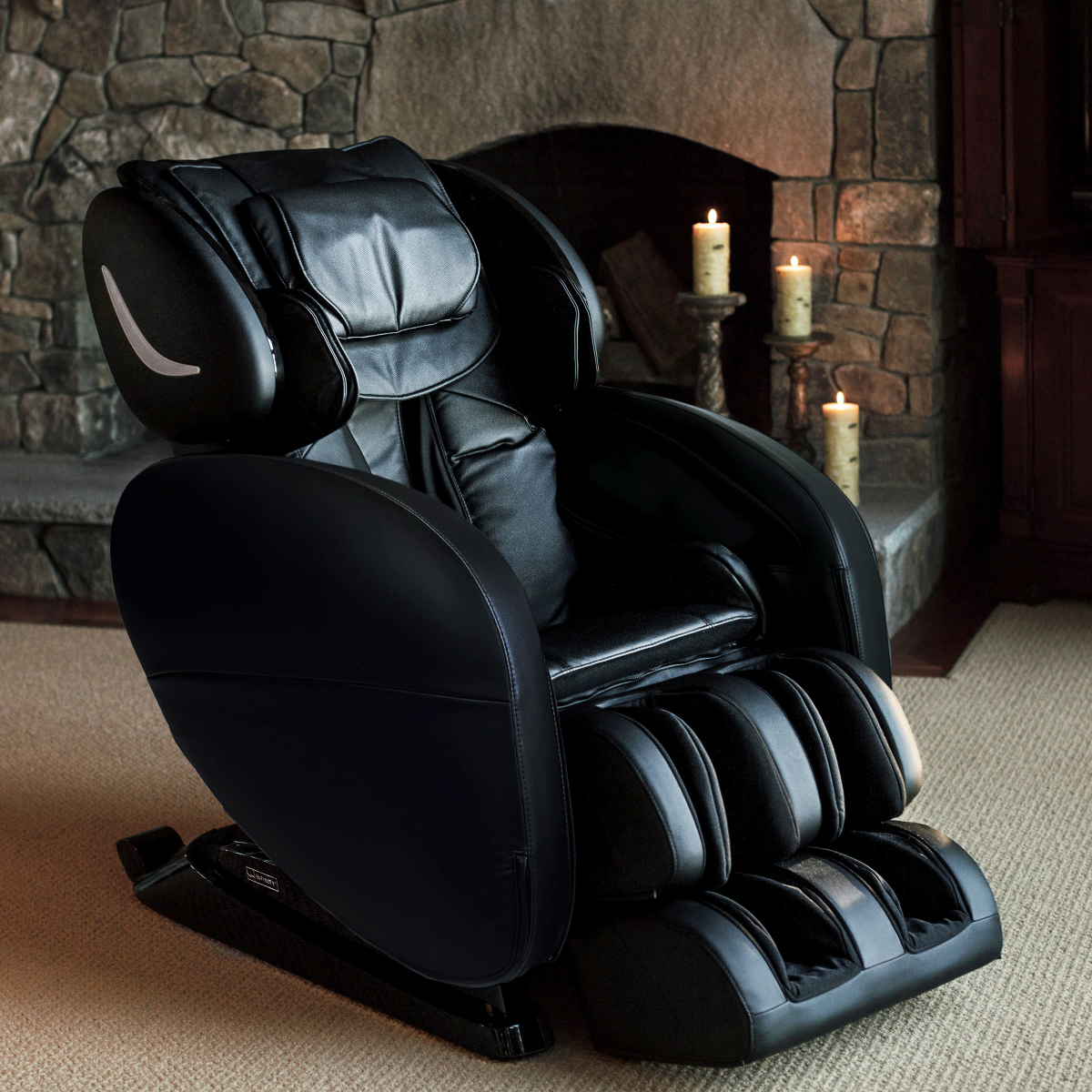 Infinity Smart Chair X3 3D/4D Massage Chair in Black in interior - Home Bars USA