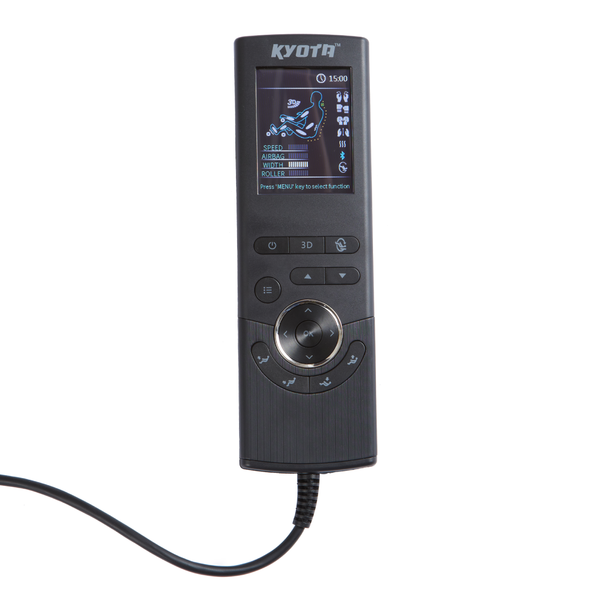 Kyota Kaizen Massage Chair M680 in Black Color Menu-Driven Remote - Home Bars USA