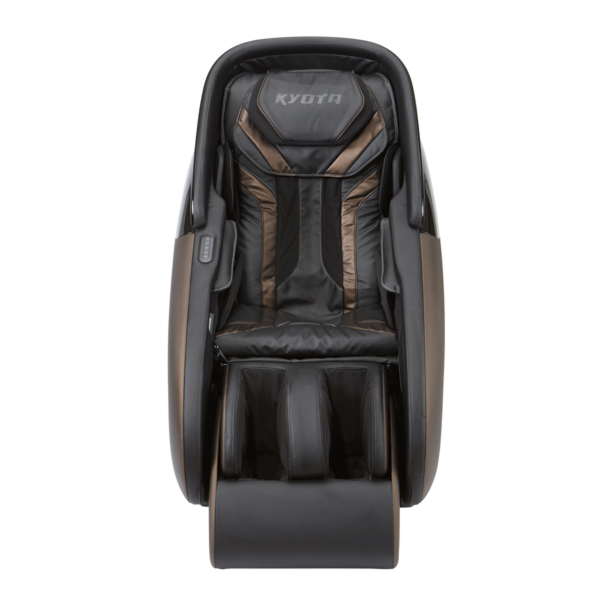 Kyota Kaizen Massage Chair M680 in Brown front view - Home Bars USA