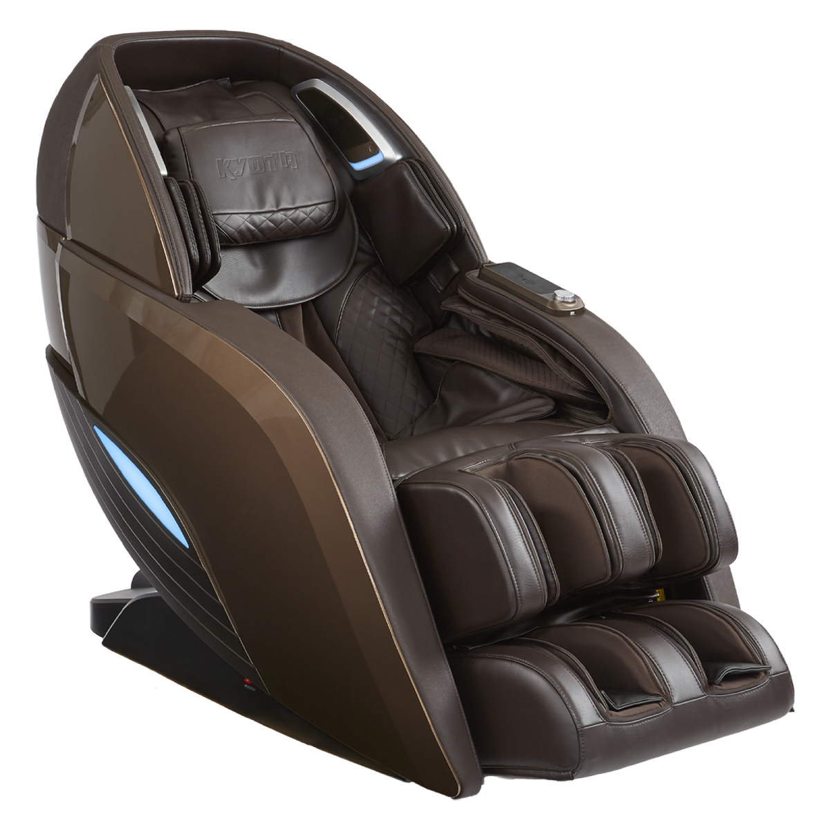 Kyota Yutak 4D Massage Chair M898 in Brown - Home Bars USA