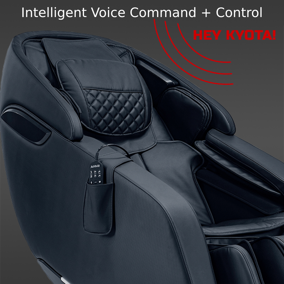 Kyota Genki Massage Chair M380 Intelligent Voice Command + Control - Home Bars USA