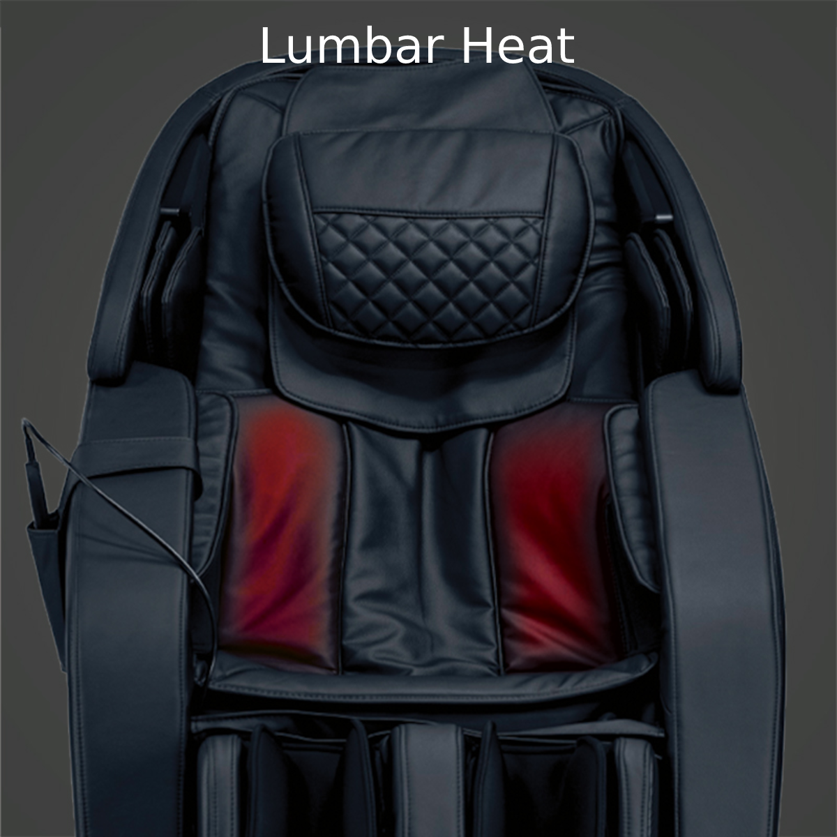 Kyota Genki Massage Chair M380 Lumbar Heat to warm up muscles for enhanced massage - Home Bars USA