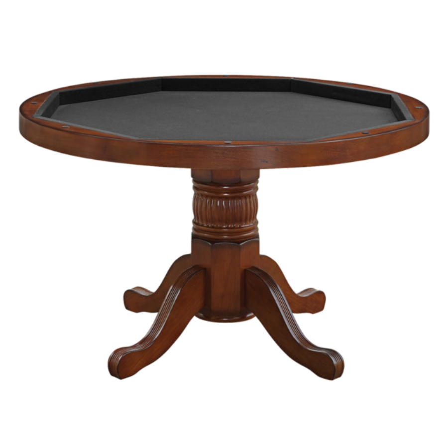 RAM Game Room 48&quot; Game Table in Chestnut with a gaming top - Home Bars USA