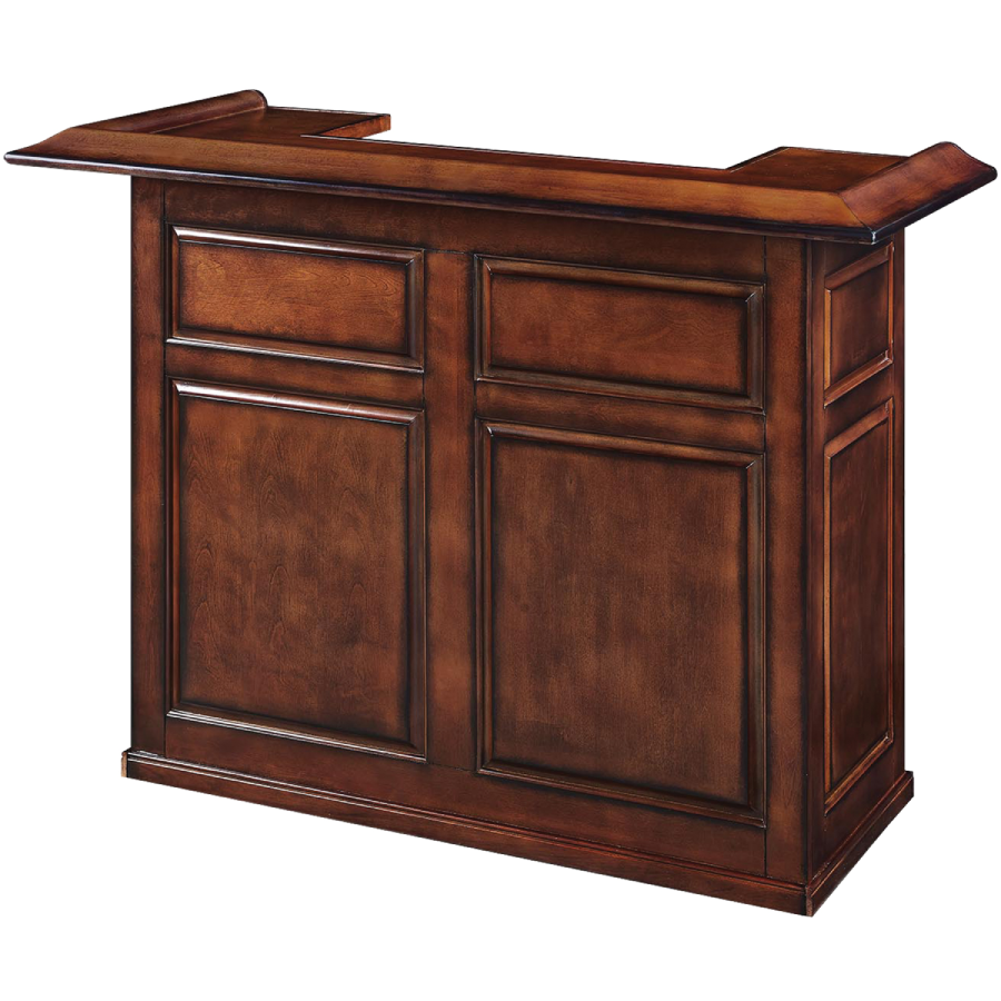 RAM Game Room 60&quot; Home Bar in Chestnut - Home Bars USA