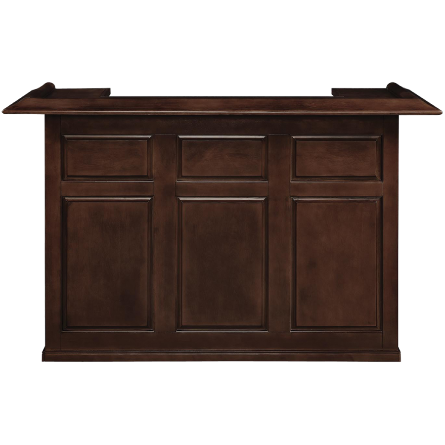RAM Game Room 72&quot; Home Bar in Cappuccino front - Home Bars USA