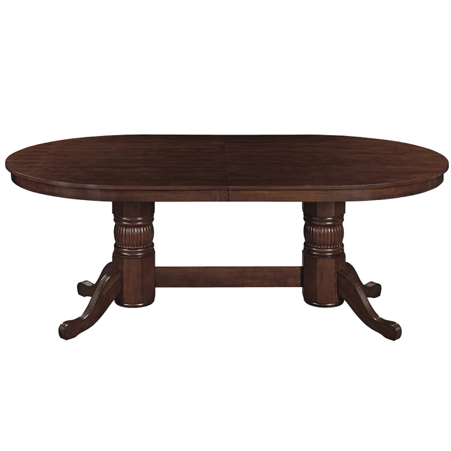 RAM Game Room 84&quot; Texas Hold&#39;Em Game Table in Cappuccino covered With Dining Top - Home Bars USA