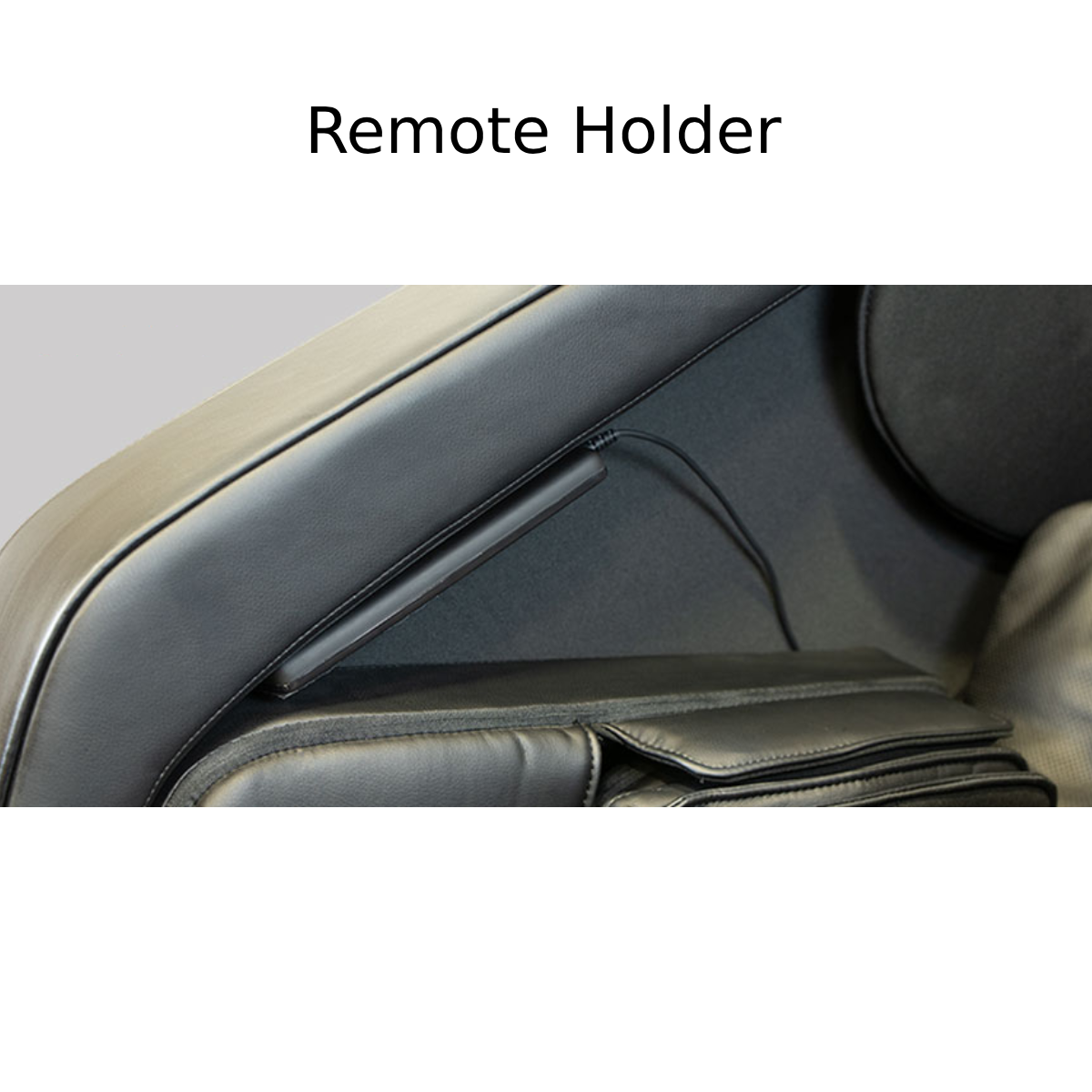 Sharper Image Relieve 3D Zero Gravity Massage Chair in Black Remote Holder - Home Bars USA