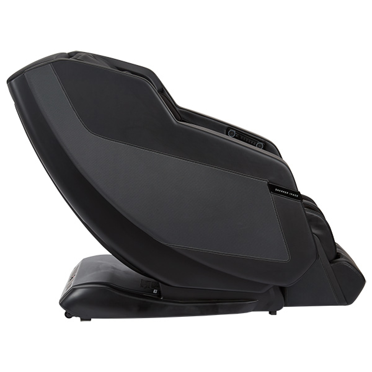 Sharper Image Relieve 3D Zero Gravity Massage Chair in Black side view - Home Bars USA