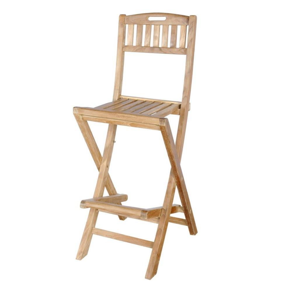 Anderson Teak Altavista Folding Bar Chair - Home Bars USA