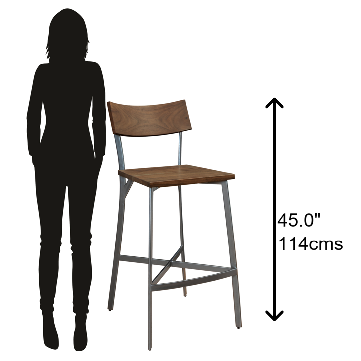 Howard Miller Cosmopolitan Bar Stool 697045 scale - Home Bars USA