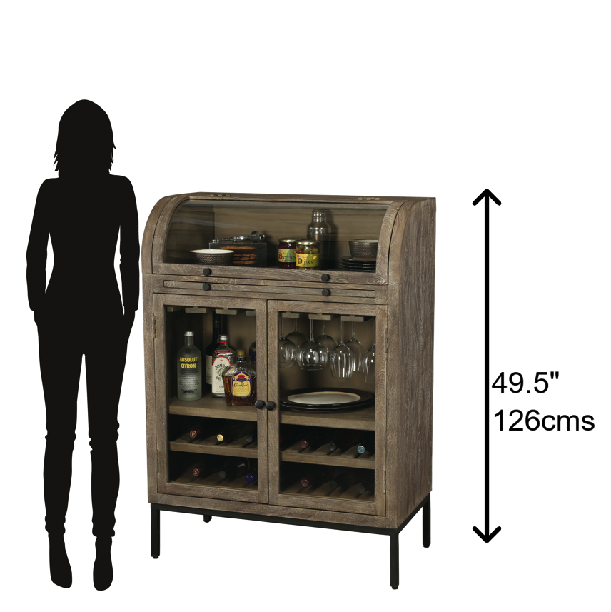 Howard Miller Paloma Wine &amp; Bar Cabinet 695244 scale - Home Bars USA
